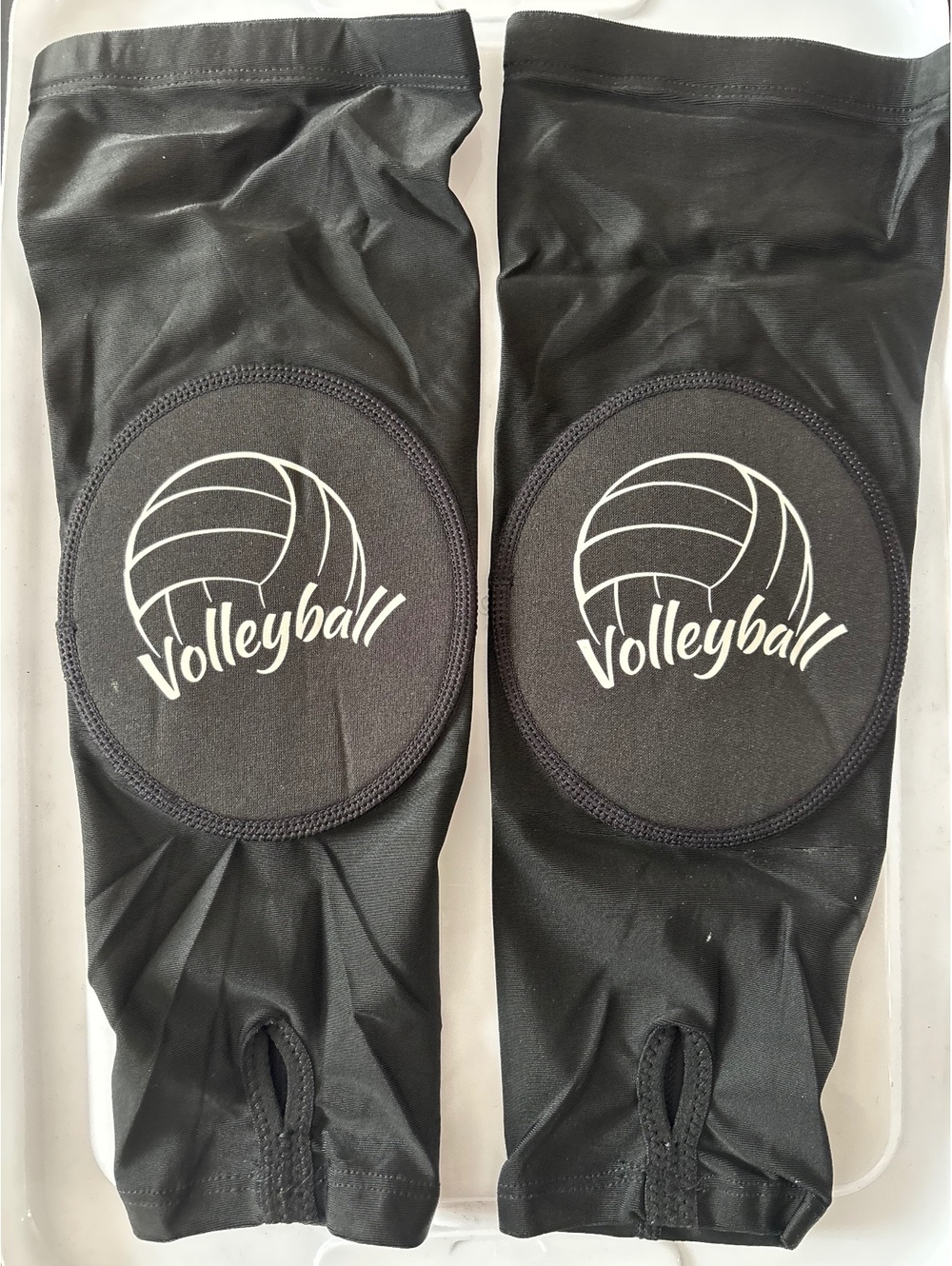 Volleyball Black Knee Pads Pair